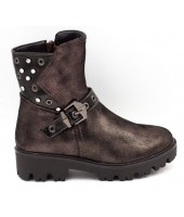 Сапоги детские Flois-Kids, иск.кожа, шерсть, цвет т.серый, р-р 33-38 FL-W11235 SPZ 